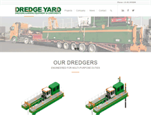 Tablet Screenshot of dredgeyard.com